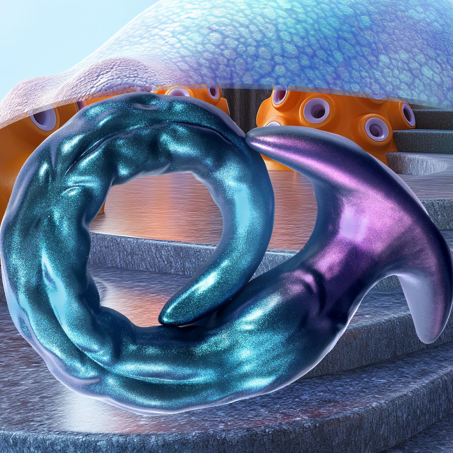 VoidWhip - Tentacle Dildo - Long Butt Plug - 3 Sizes Xoxomoving