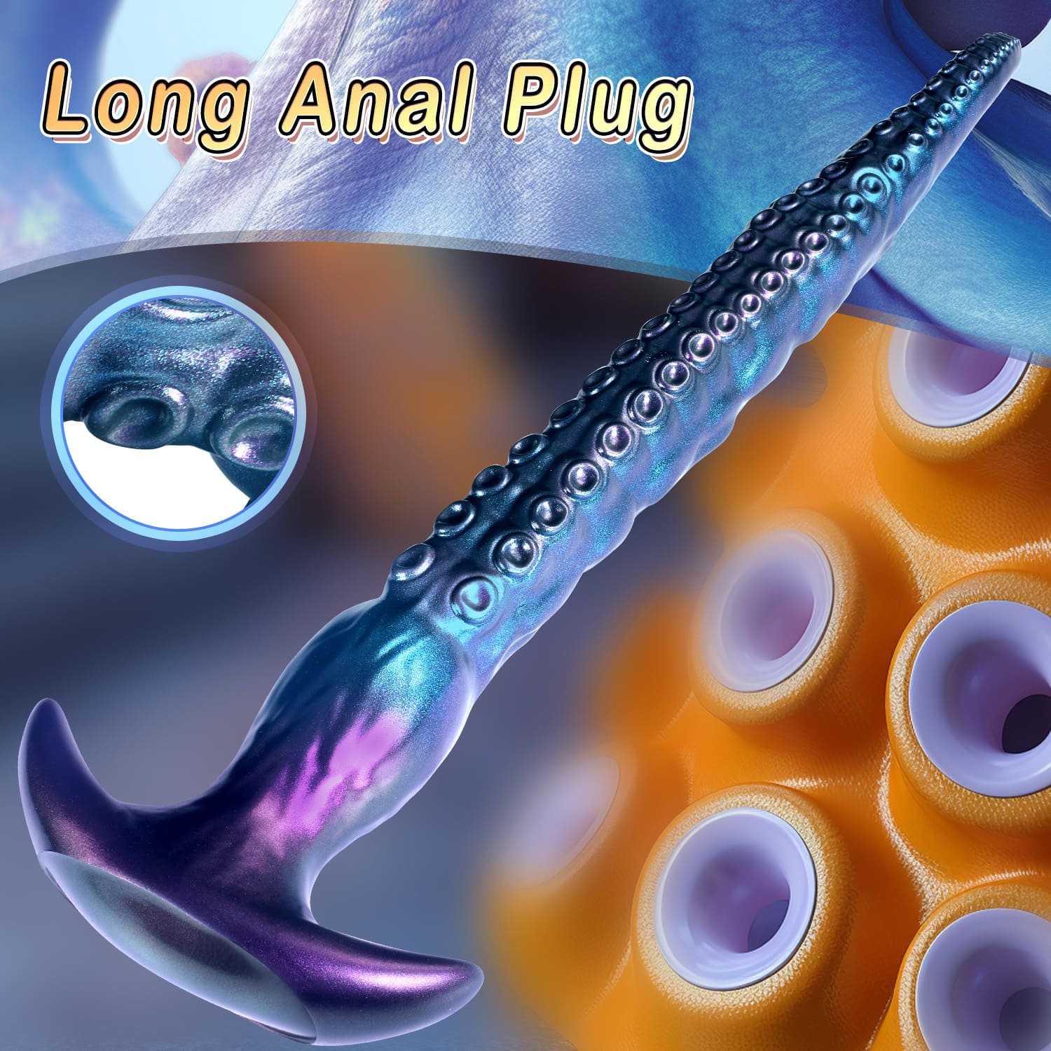VoidWhip - Tentacle Dildo - Long Butt Plug - 3 Sizes Xoxomoving
