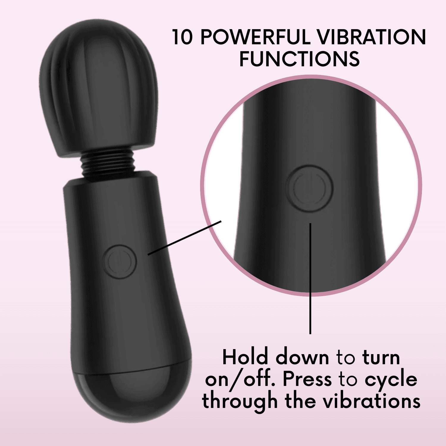 Wand Massager for Intense Clitoral Stimulation - Xoxomoving