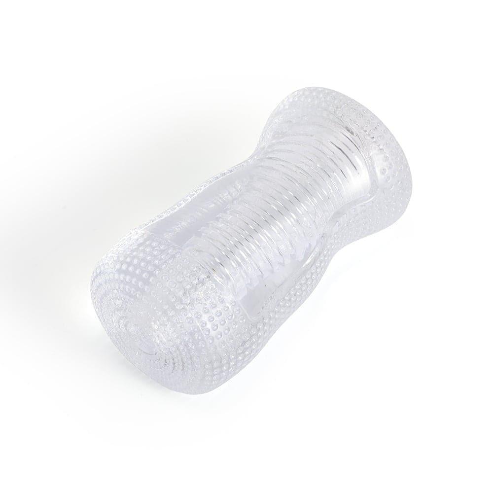 Ware Blow Job Stroker - Transparent Oral Sex Simulator with Textured Interior - Xoxomoving