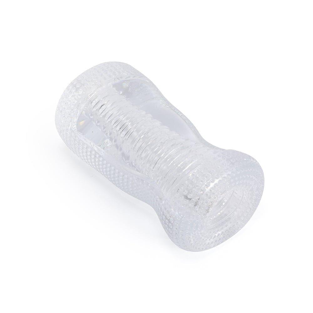 Ware Blow Job Stroker - Transparent Oral Sex Simulator with Textured Interior - Xoxomoving