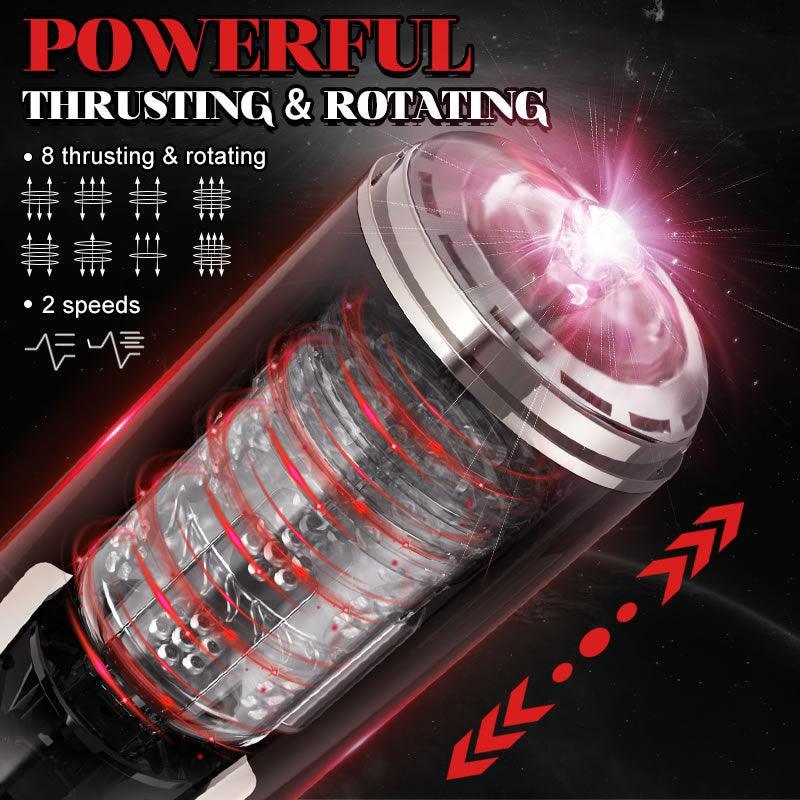 Warriors Series Thrusting Swirling Automatic Masturbation Cup - Xoxomoving