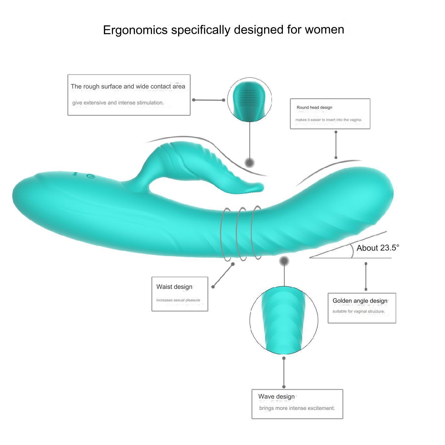 Waterproof Round Liquid Silicone Octopus Vibrator - Xoxomoving