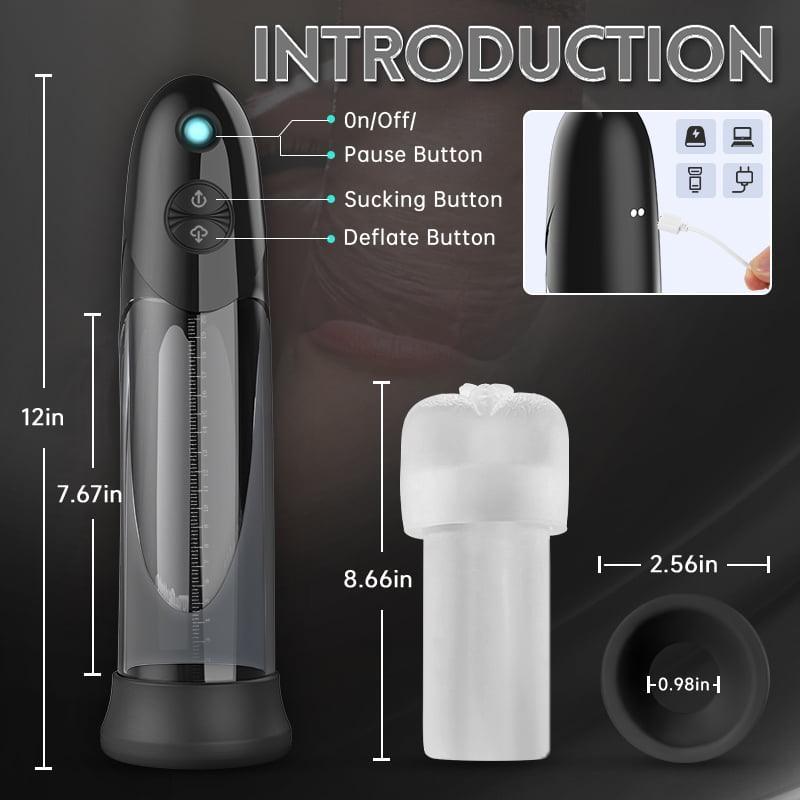 WaterSamurai - Vacuum Suction with Super Waterproof Penis Pump - Xoxomoving