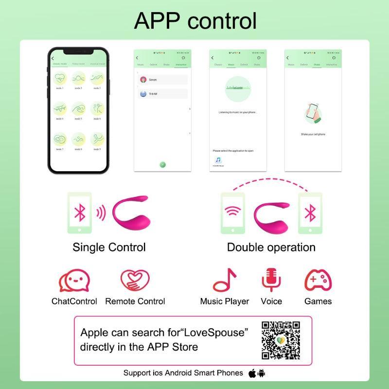 Wearable Egg Vibrator with APP Controll - Xoxomoving