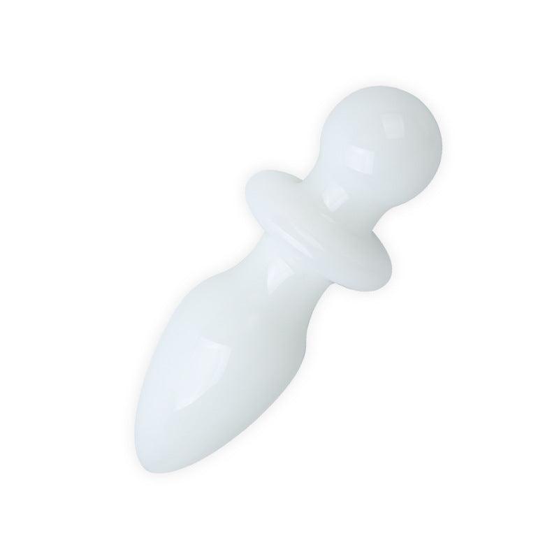 White Jade - Set of 3 Glass Anal Plugs for Custom Pleasure - Xoxomoving