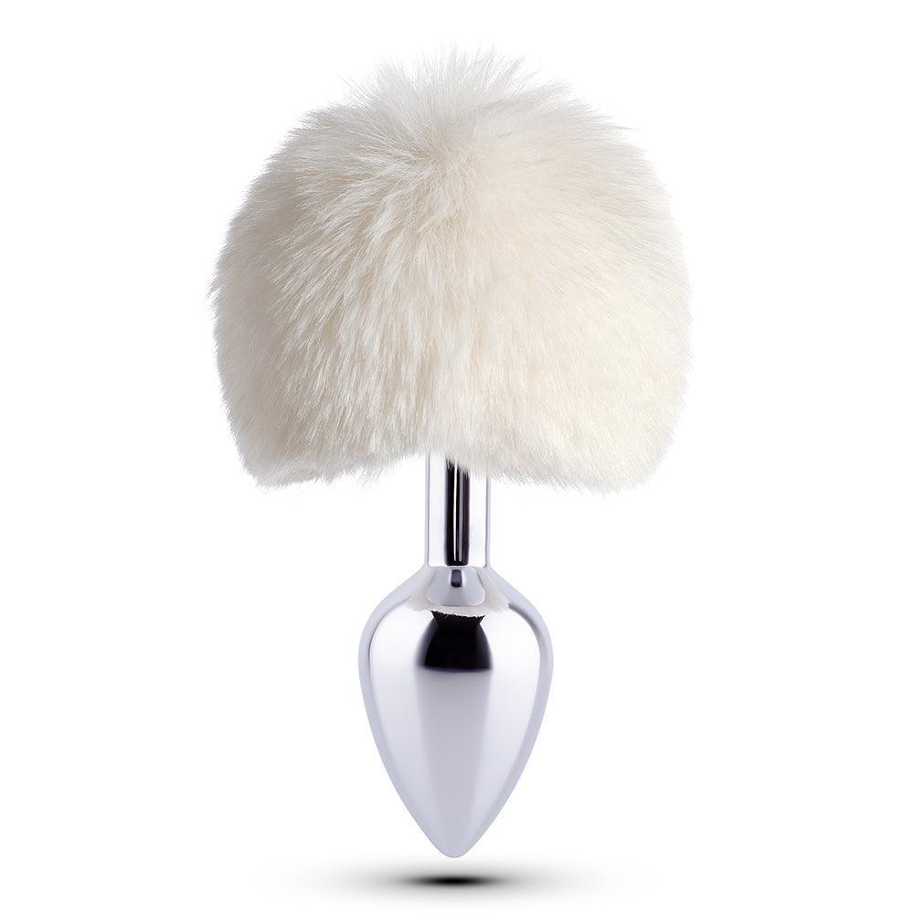 White Short Tail Butt Plug: Tailored Pleasure for Playful Delights - Xoxomoving