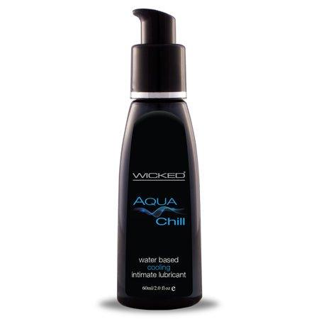 Wicked Aqua Chill Waterbased Cooling Sensation Lubricant 4oz - Xoxomoving