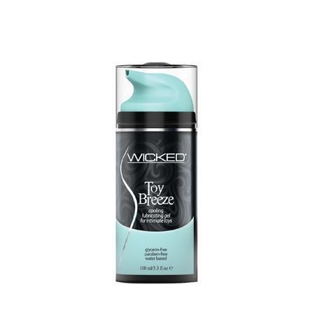 Wicked Toy Breeze Cooling Water Based Lubricant Gel 3.3 oz. - Xoxomoving