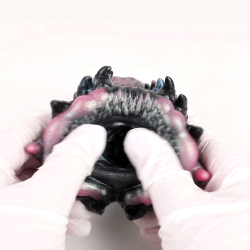 Fantasy Alien Pocket Pussy – Textured Demon Claw Male Masturbator Silicone Mini Sex Doll Domlust