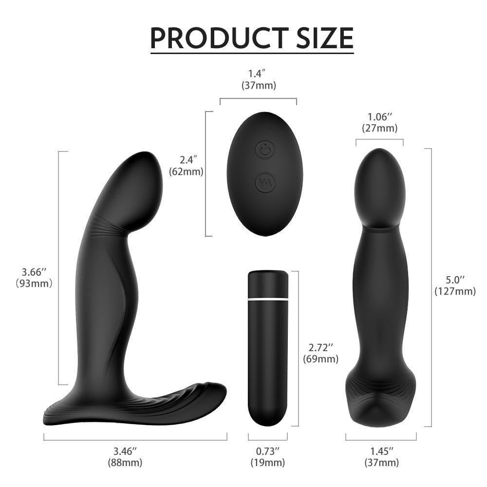 Zeus - Detachable Prostate Stimulator with Bullet Vibrator - Xoxomoving